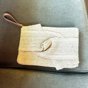 A New Day woven clutch